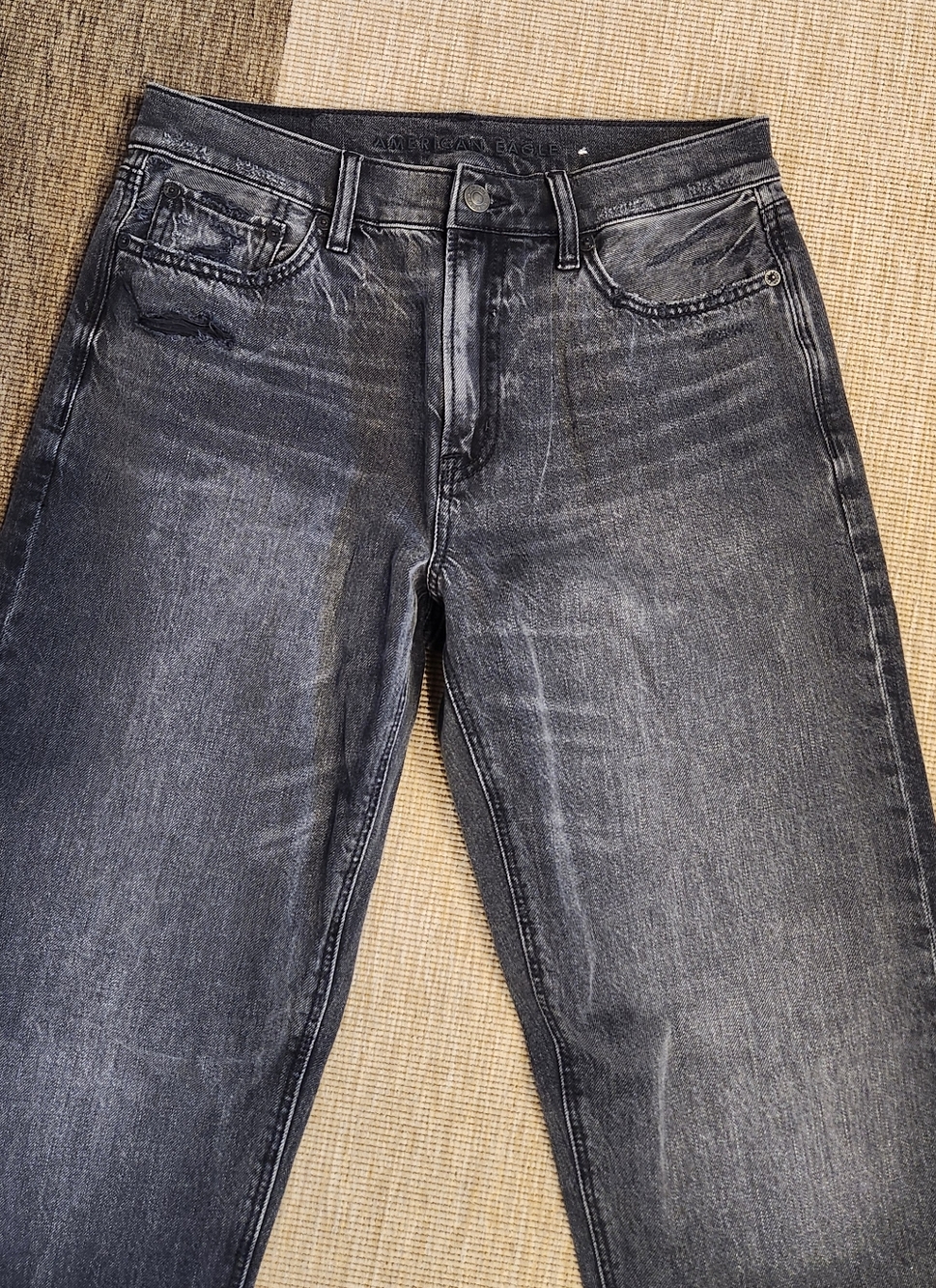 American Eagle Strigid Ex-Boyfriend Jean Distressed US 2 Regular - Picture 2 of 11